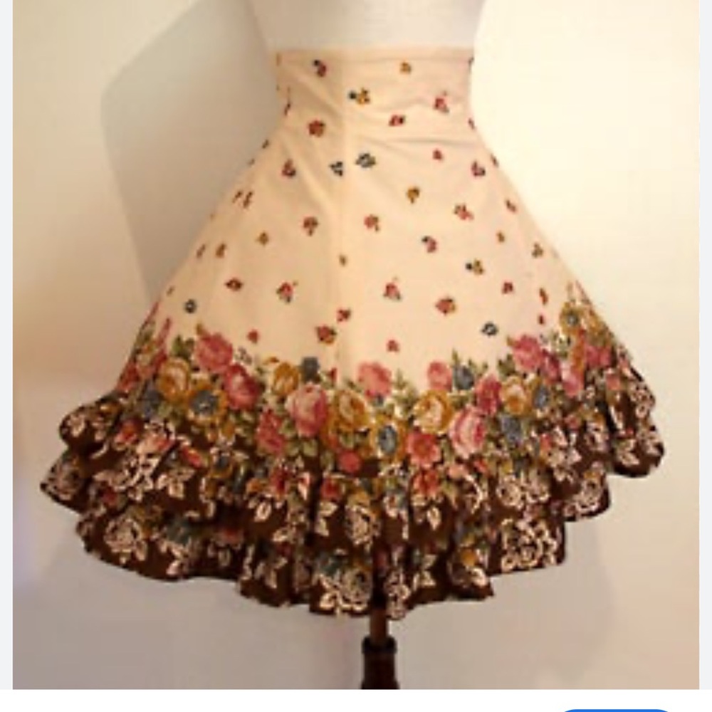 Vintage Innocent World floral skirt